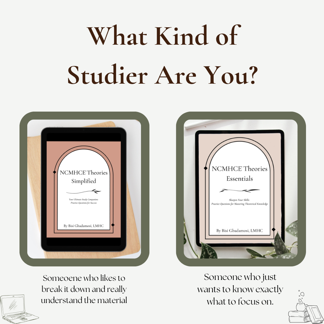 NCMHCE Theories Simplified - Your Ultimate Study Companion:  Practice Questions for Success